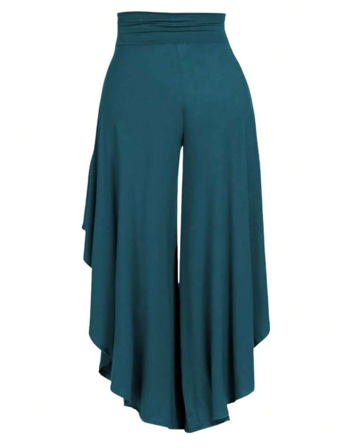 Asymmetrical Wide Leg Pants