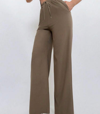 Asymmetric Halter Top & Matching Trousers Set
