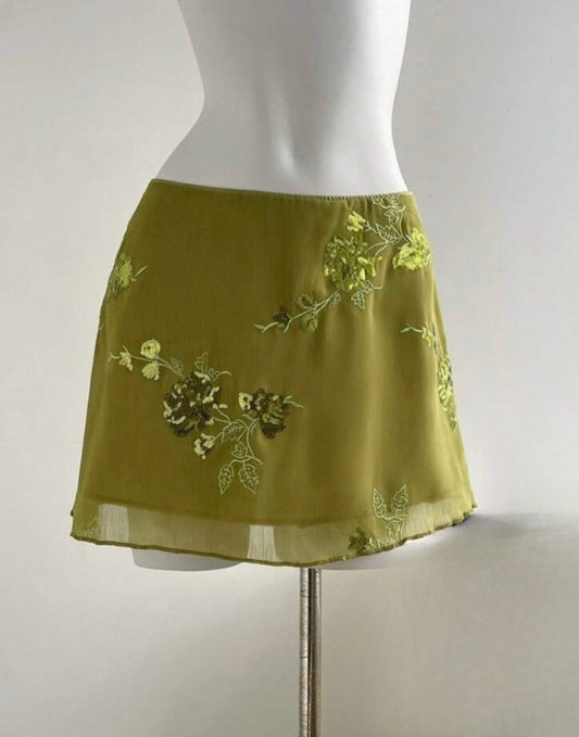 Mini Floral Skirt