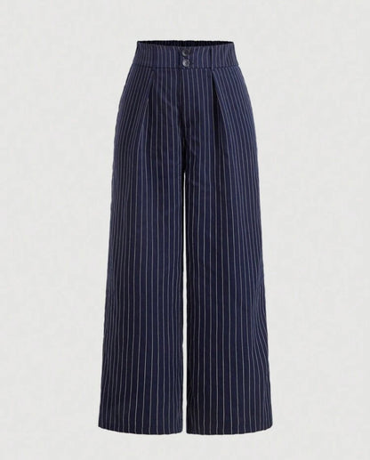 Charvi Plus Size Wide Straight Pants